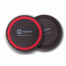 Беспроводное зарядное устройство Qi для смартфона, HARPER QCH-2070 black