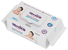 Детские влажные салфетки TOMIKO (5 упаковок по 120 шт), 600 шт