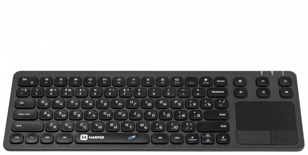Беспроводная клавиатура с тачпадом HARPER KBT-570 для СМАРТ ТВ - фото 5