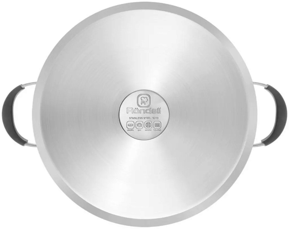 Кастрюля-пароварка Rondell RDS-1815 30.4л. d=32см (с крышкой) стальной - фото 6