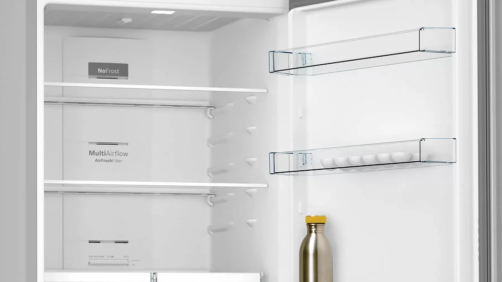 Холодильник Bosch KGN55VL20U серебристый - фото 4