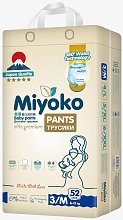 Подгузники-трусики Miyoko elite детские M/3, 52 шт.