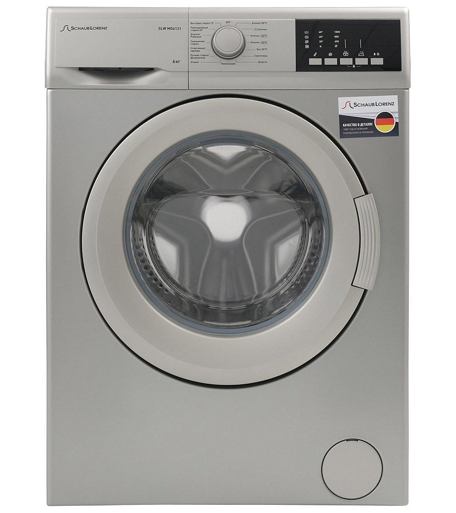 Стиральная машина SCHAUB LORENZ SLW MG6131 Серебристая