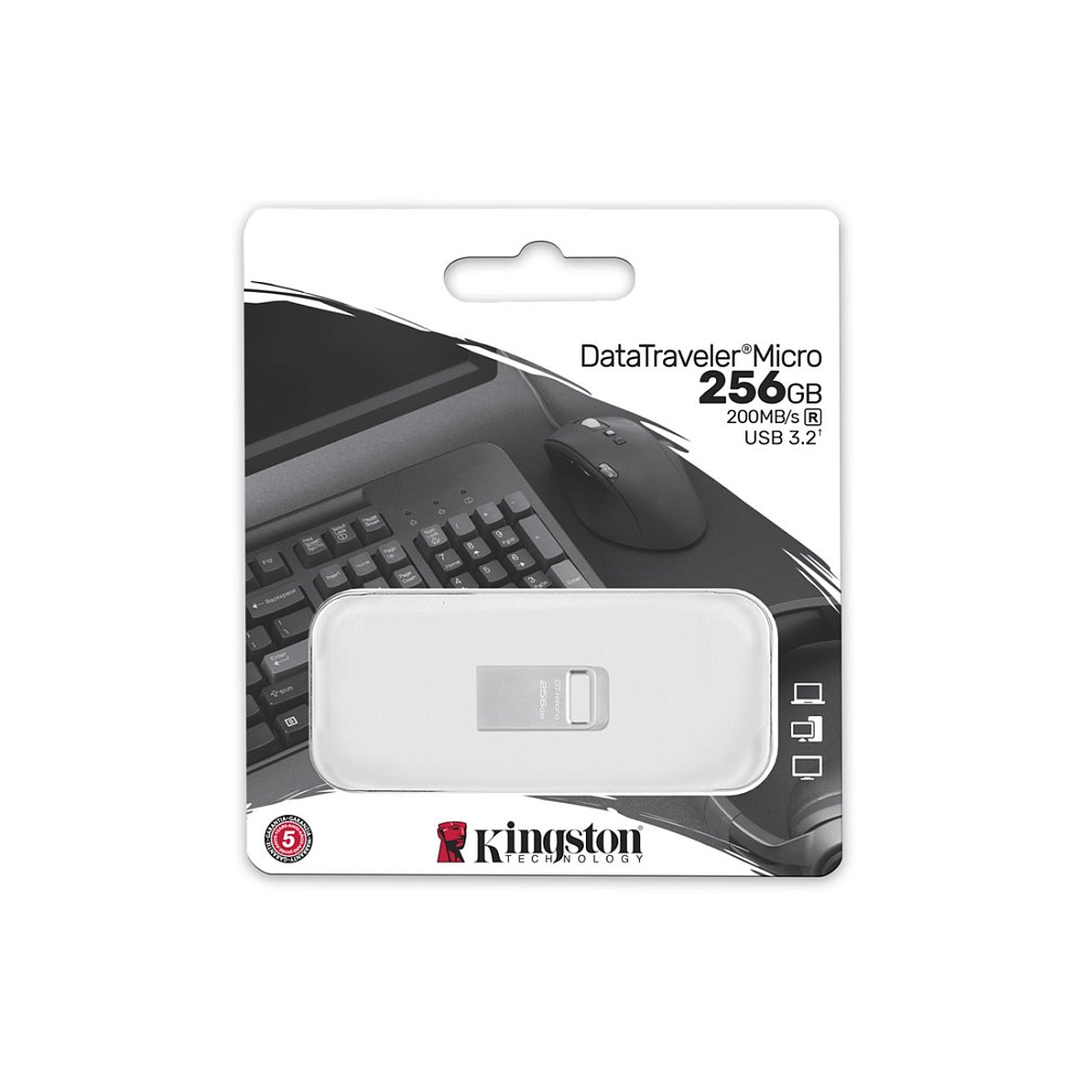 USB-накопитель Kingston DTMC3G2/256GB 256GB Серебристый - фото 2