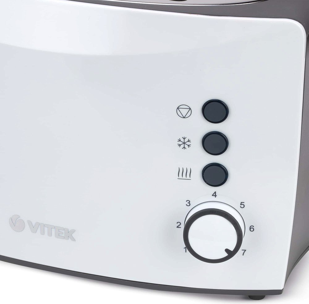 Тостер Vitek VT-7166 белый - фото 5