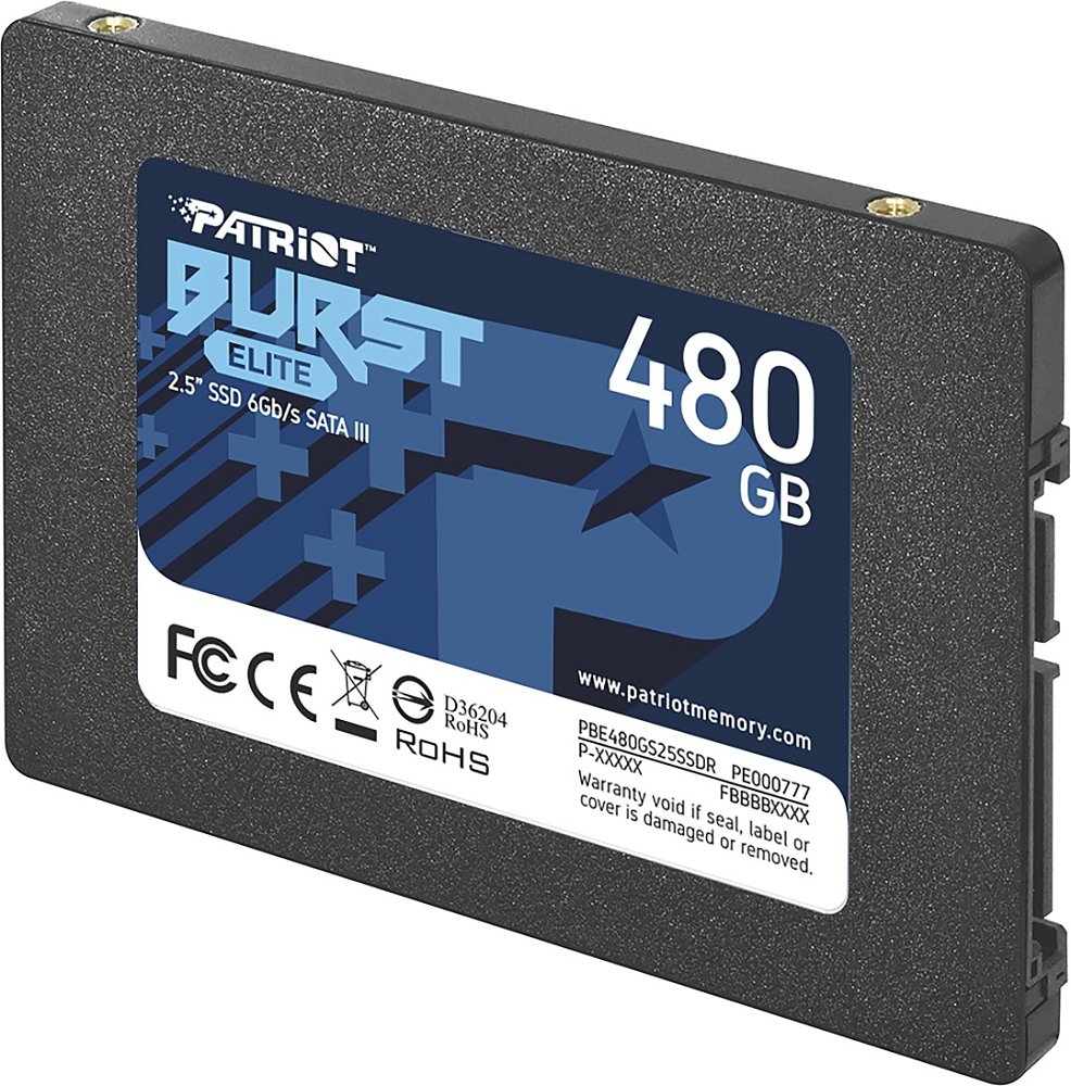 Твердотельный накопитель SSD Patriot Burst Elite PBE480GS25SSDR
