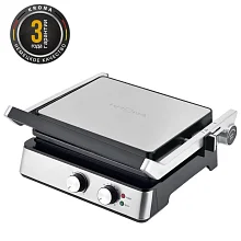 Электрогриль Krona Kontakt-Tischgrill 1800W серебристый Электрогриль Krona Kontakt-Tischgrill 1800W серебристый