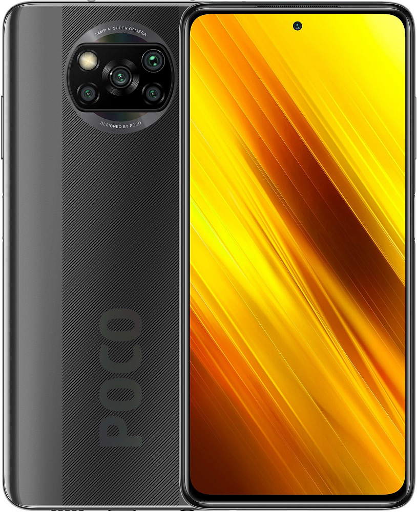 Мобильный телефон Poco X3 6/128GB, серый