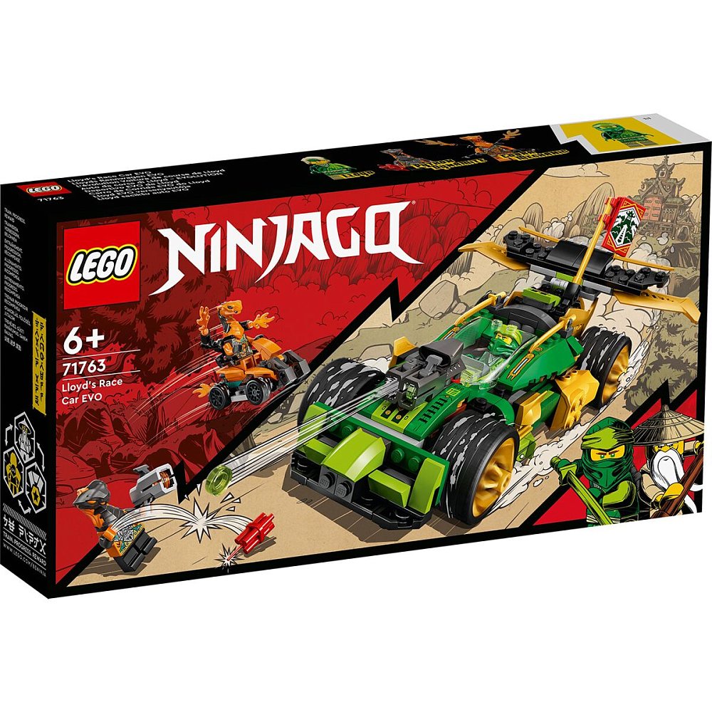 Игрушки Lego Ниндзяго Гоночный автомобиль ЭВО Ллойда 71763