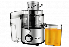 Соковыжималка Centek CT-1211 (черный, сталь)