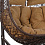 Подвесное кресло AFM-109B, коричневый - микро фото 3