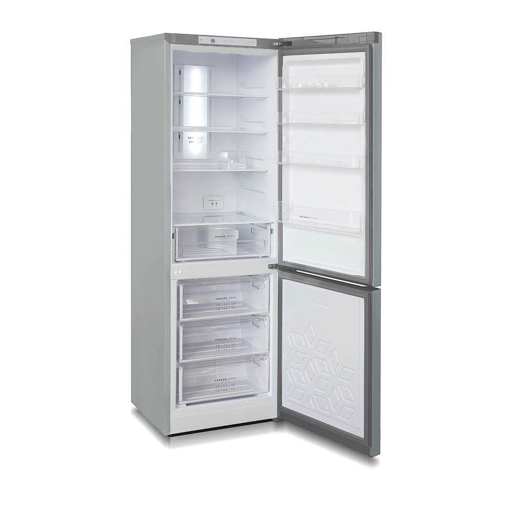 Холодильник Бирюса M860NF серый - фото 5