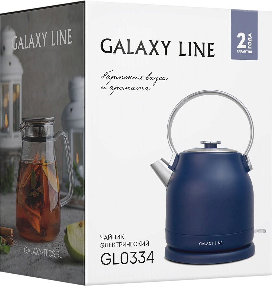 Чайник электрический Galaxy LINE GL0334 синий - фото 12