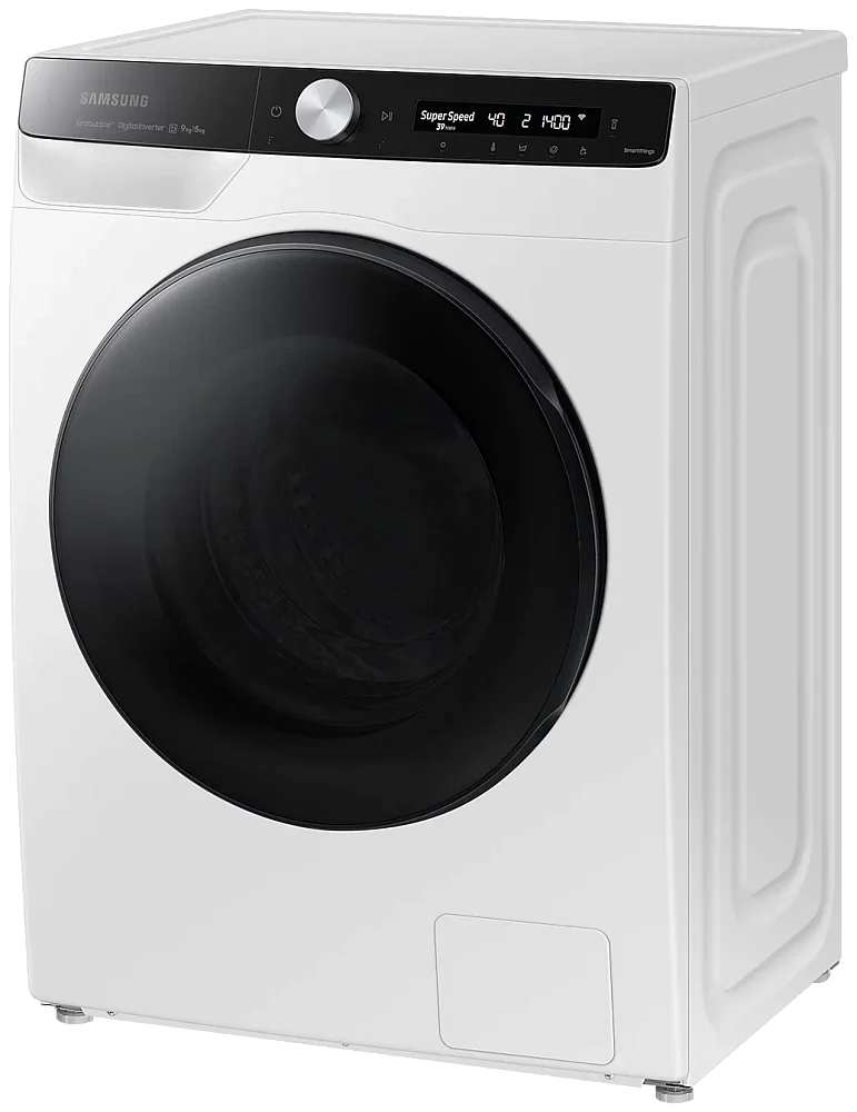 Стирально-сушильная машина Samsung WD90A6L48BE/LD Белая - фото 3