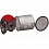 Пылесос Polaris PVC 1836 красный - микро фото 7