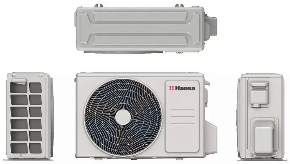 Кондиционер Inverter Hansa ACI-18W55, White, (35–54 м², 18 000 BTU, Ионизация) - фото 7