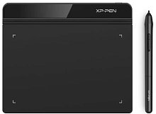 Графический планшет, XP-Pen, Star G640, Разрешение 5080 lpi, Чувствительность к нажатию 8192, Интерфейс USB, Рабочая область 6&ampquotх4&ampquot, Чёрный