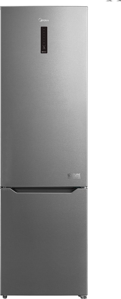 Холодильник Midea MDRB489FGE02O серебристый + Пылесос Midea 15K синий