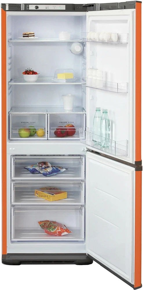 Холодильник Бирюса T633 оранжевый - фото 2