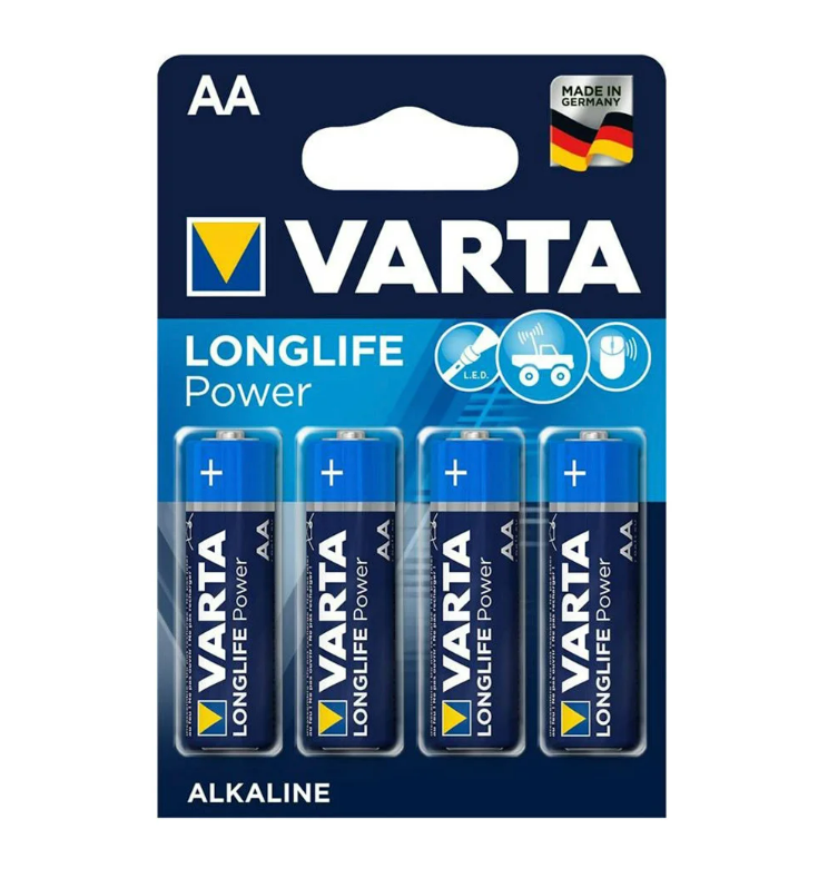 Батарейка Varta Longlife Mignon 1.5V - LR06/AA 4 шт - фото 1