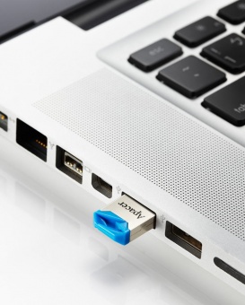 USB-накопитель Apacer AH111 AP32GAH111U-1,32GB Синий - фото 2