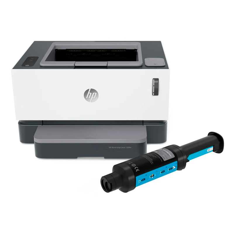 Принтер лазерный HP Neverstop Laser 1000a 4RY22A, белый - фото 1