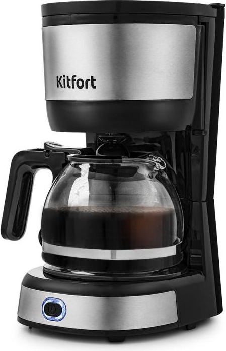 Кофеварка капельная Kitfort КТ-730 черная - фото 1
