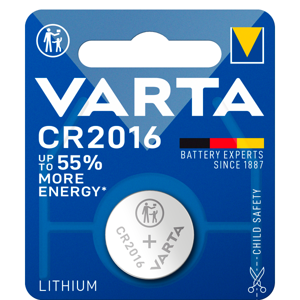 Батарейка Varta Electronics CR2016 3V-85mAh 1 шт