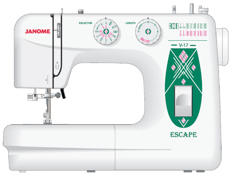 Швейная машинка Janome ESCAPE V-17 - фото 1