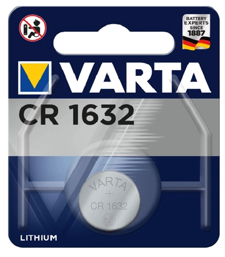Батарейка Varta Electronics CR1632 3V-140mAh 1 шт - фото 1