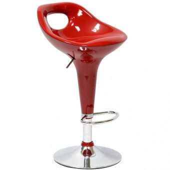 Барный стул Barneo N-7 Malibu (красный) - фото 1