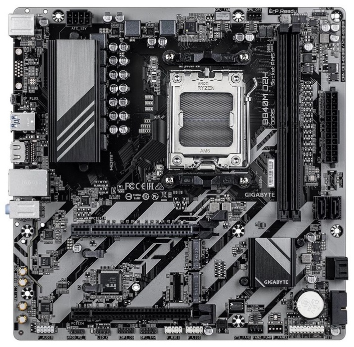 Материнская плата Gigabyte B840M D2H Материнская плата Gigabyte B840M D2H