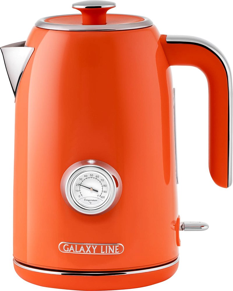 Чайник электрический Galaxy LINE GL0351 апельсиновый фреш - фото 1