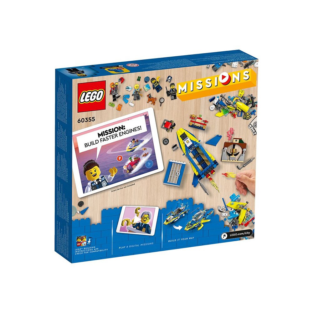 Игрушки Lego Город Детективные миссии водной полиции 60355