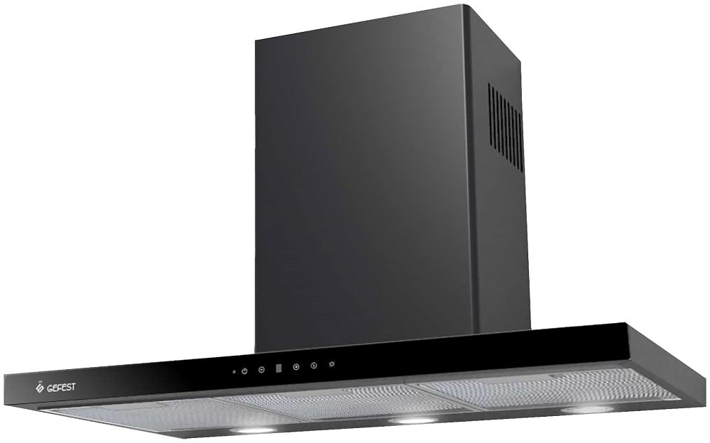 Вытяжка каминная Gefest ВО 3806 С23 черная Вытяжка каминная Gefest ВО 3806 С23 черная