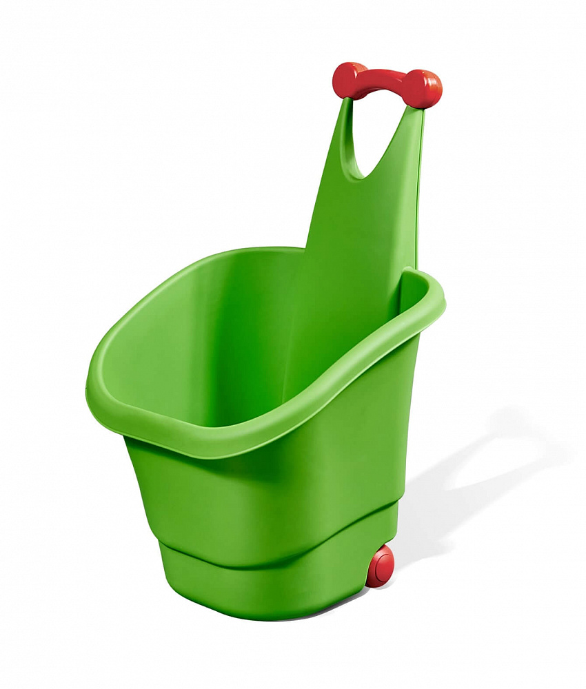 Игровая корзина-тележка с колесиками PalPlay 569 зеленый - фото 1