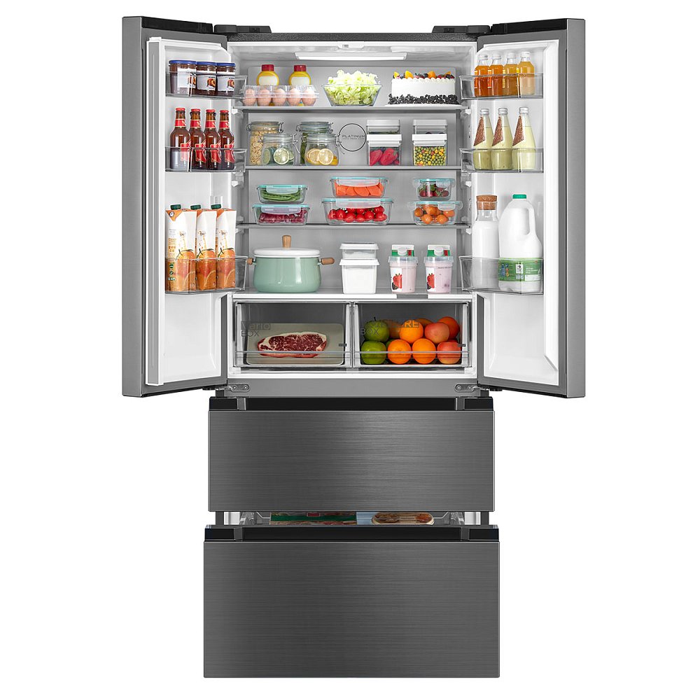 Холодильник Midea MDRF692MIE46 серый - фото 2