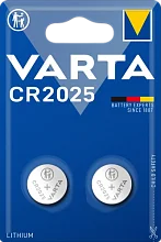 Батарейка Varta Electronics CR2025 3V-170mAh 2 шт