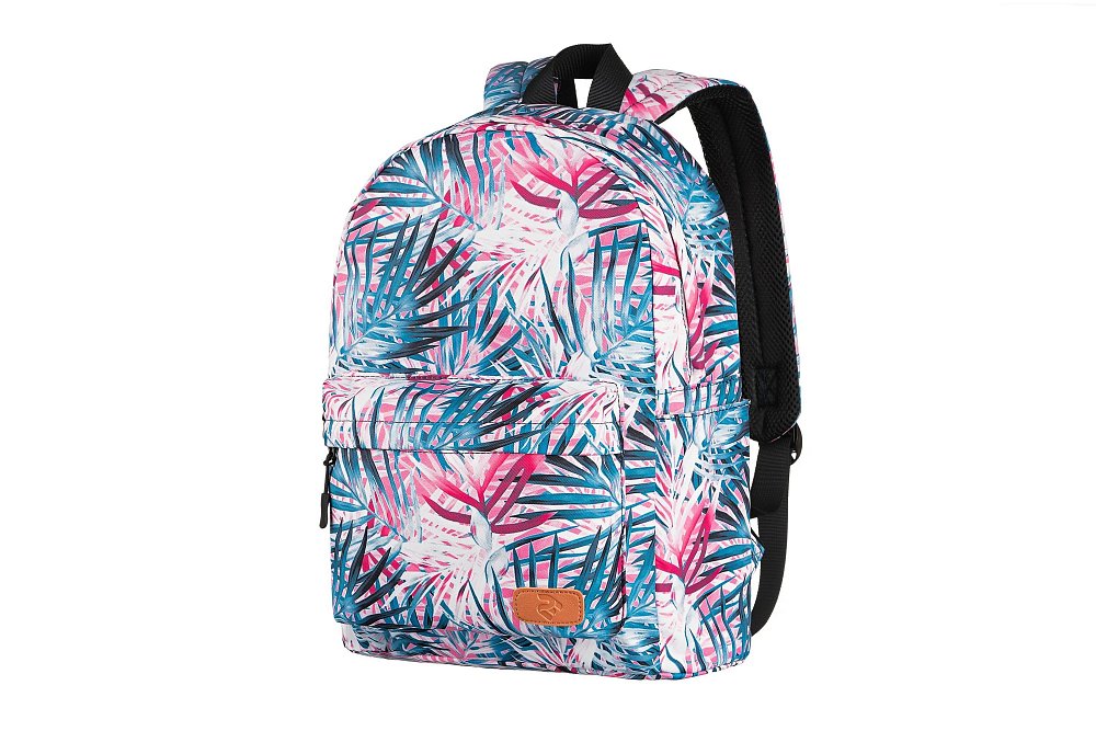 Рюкзак для ноутбука 2E-BPT6114PK 2Е, TeensPack Palms, розовый - фото 2