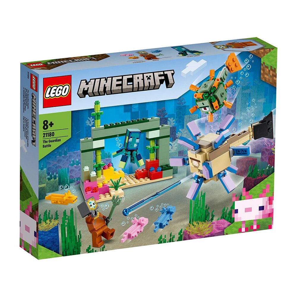 Игрушки Lego Minecraft Битва со стражем  21180 - фото 1