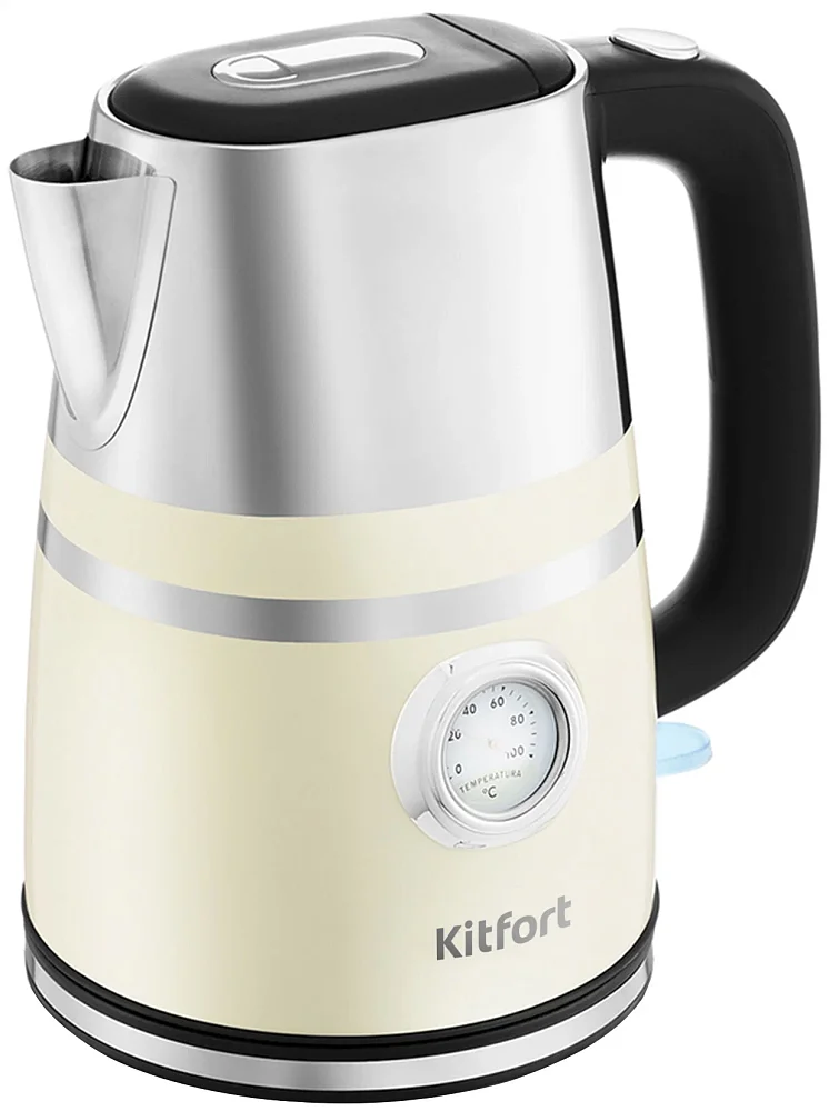 Чайник Kitfort КТ-670-3 бежевый - фото 1