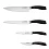 Набор ножей Polaris Stein-4SS черный - микро фото 2