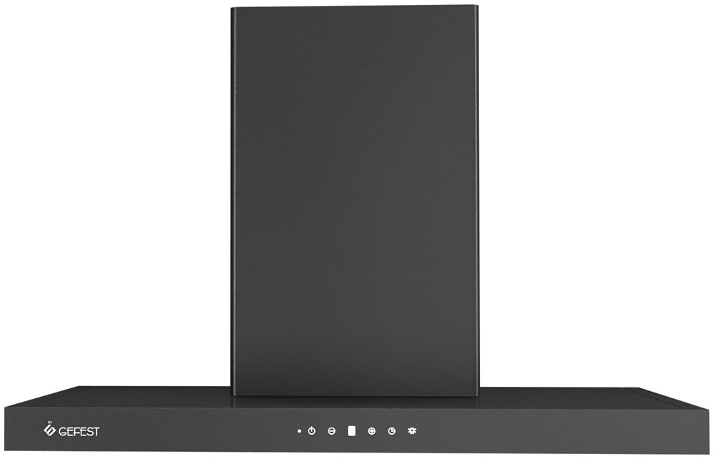 Вытяжка каминная Gefest ВО 3806 С23 черная Вытяжка каминная Gefest ВО 3806 С23 черная