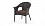 Кресло из иск. ротанга Y79A-W53 Brown - микро фото 3